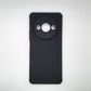 Redmi A3 Carbon Fiber texture Hard Rubber armour back cover shock-porof case