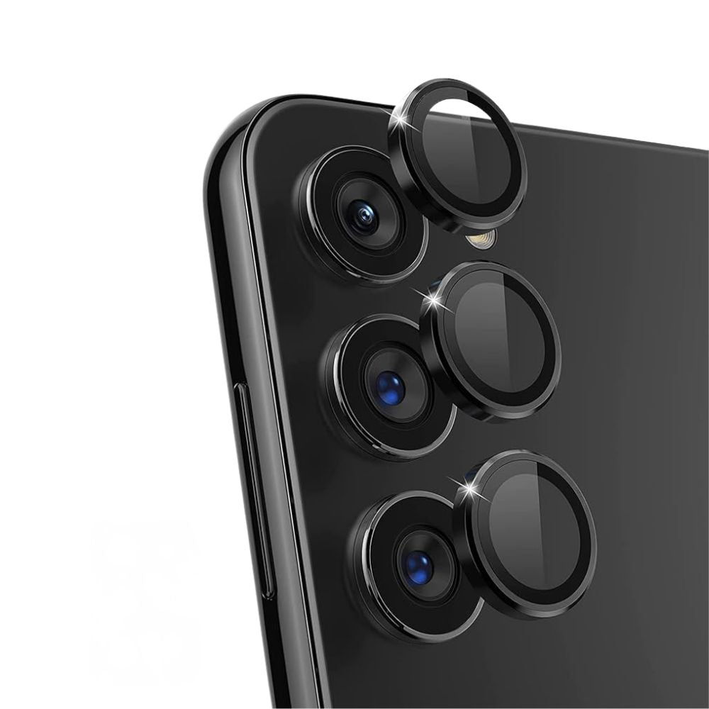 Samsung A15 5G Camera Lens Protector, Premium Metal Frame and HD Tempered Glass, Scratch Resistant, Anti-Fingerprint, Ultra-Thin, Easy Installation Back Camera Cover