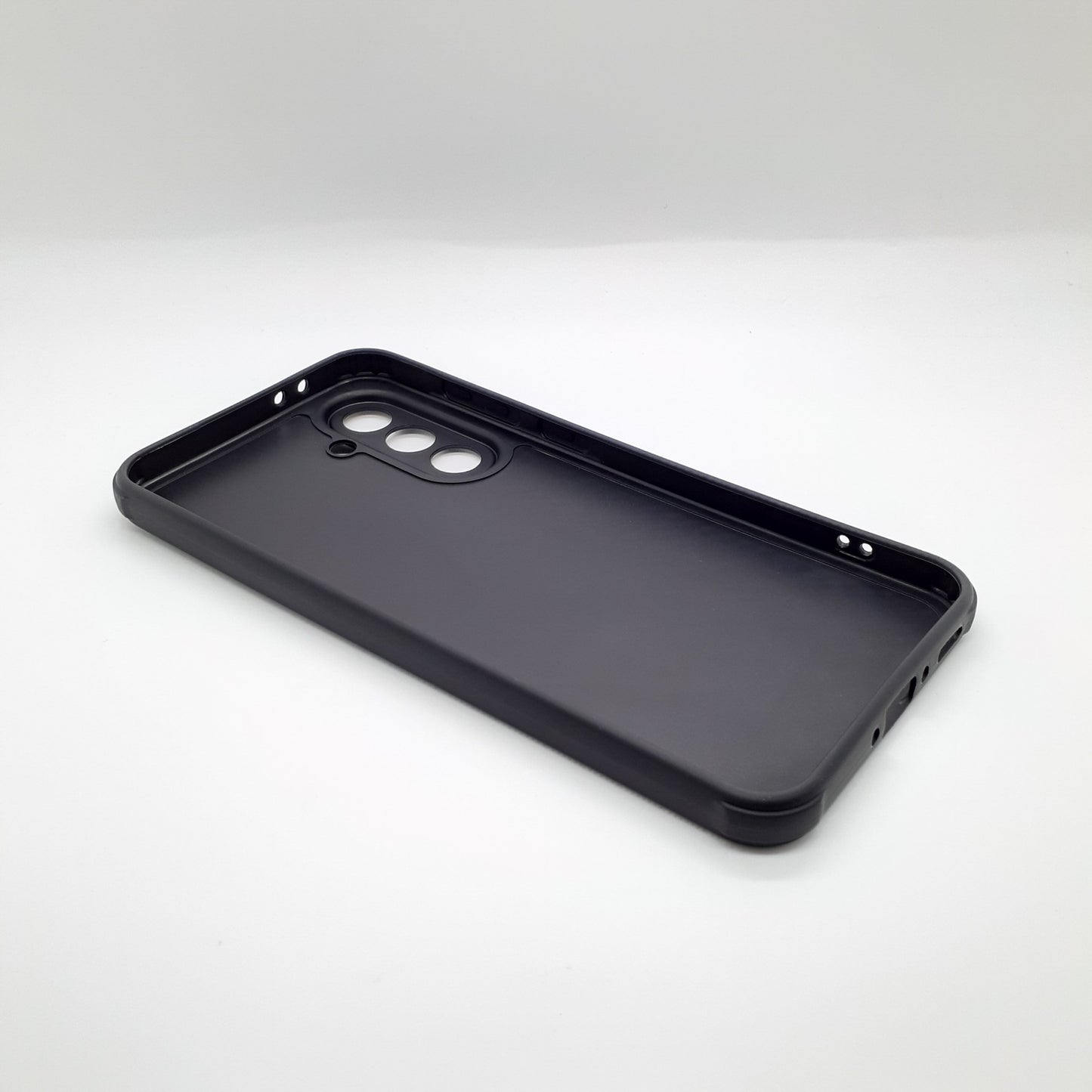 Samsung A36 Carbon Fiber texture Hard Rubber armour back cover shock-porof case