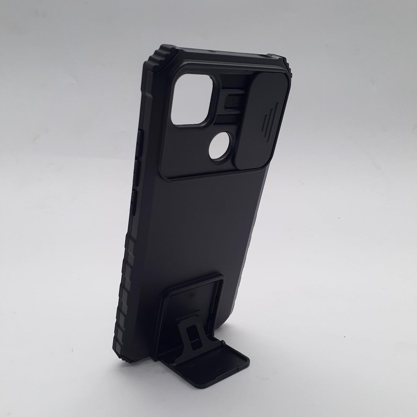 Redmi 9C Heavy Duty Hybrid Case Camera Slide Cover 360 Rotatable Kickstand Stand Armor Bumper Protection