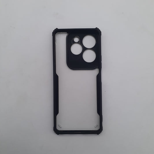 Infinix Hot 40 Pro iPAKY Shockproof Rugged Case with Enhanced Grip and Reinforced Edges, Full Protection Soft Silicone Back Cover