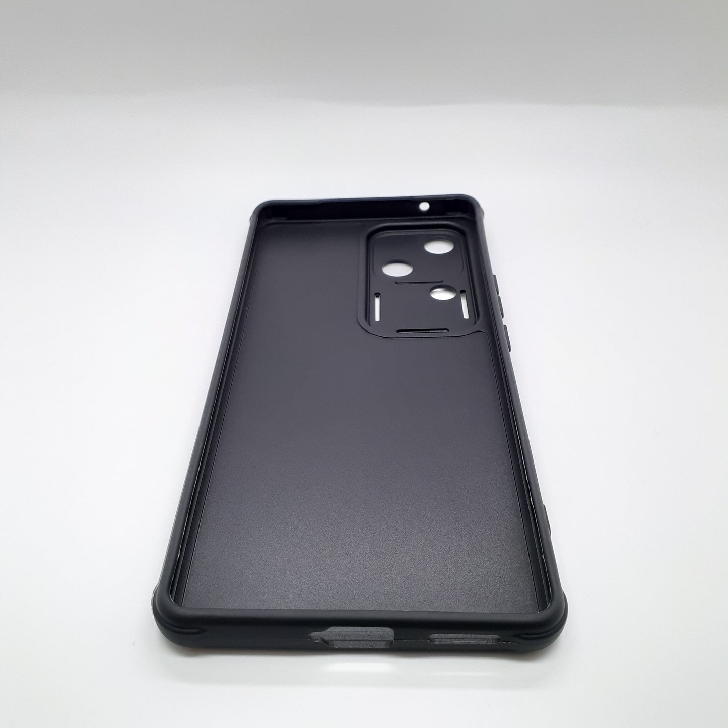 Vivo V30 Carbon Fiber texture Hard Rubber armour back cover shock-porof case