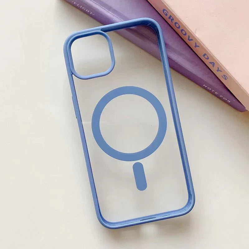iPhone 15 Pro Max Shockproof Matte Magsafe Case