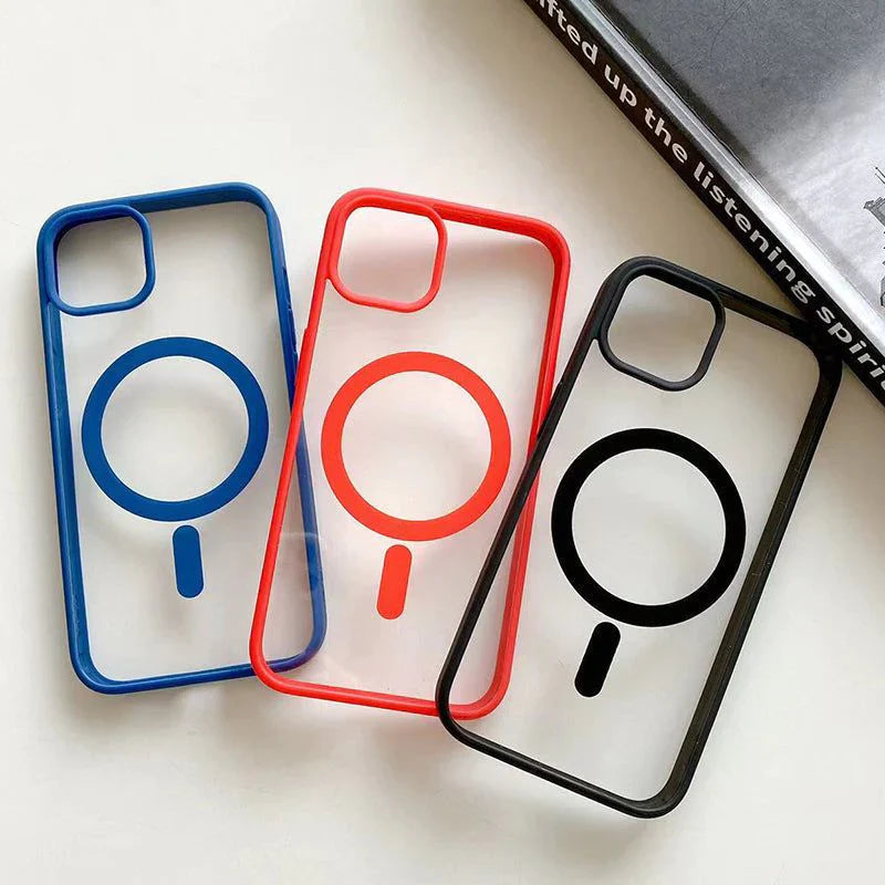 iPhone 13 Pro Max Shockproof Matte Magsafe Case