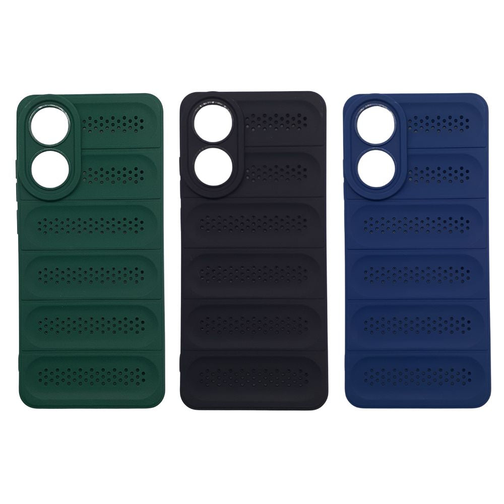 OPPO A78 4G Strong TPU Shockproof Phone Case, Ultra Slim Rugged Bumper Cover with Heat Dissipation & Anti-Scratch Protection