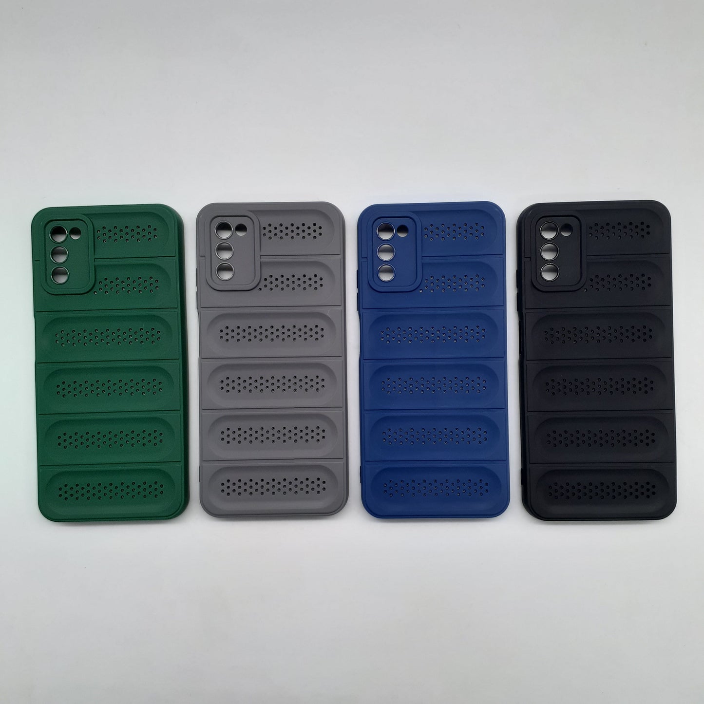 Samsung M02s Cooling Bumper Phone Case: Heat Dissipation, Shockproof, Transparent TPU Back Cover