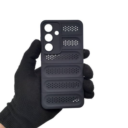 Samsung Galaxy S24 Heat Dissipating Case, Cooling Breathable TPU Protective Cover, Strong Anti-Shock Protection