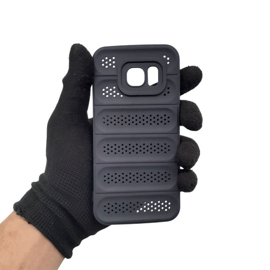 Best Samsung S7 Case - Black TPU, Shockproof, Heat Dissipation Full Protection Cover