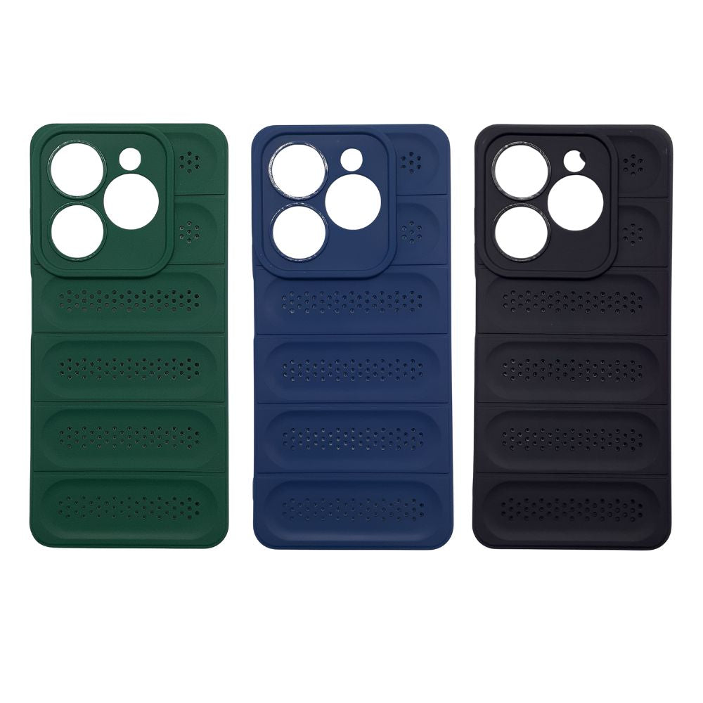 Tecno Spark Go 2024 Phone Case - Heavy Duty Strong TPU Shockproof Full Body Protective Cover with Heat Dissipation Design