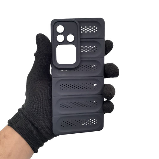 Vivo V30 Cooling Phone Case, Strong TPU Protective Shell, Heat Dissipation Cover with Breathable Grid