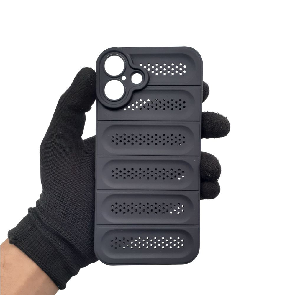 iPhone 16 Plus Phone Case: Rugged, Shockproof TPU Cover with Enhanced Heat Dissipation & Non-Slip Grip