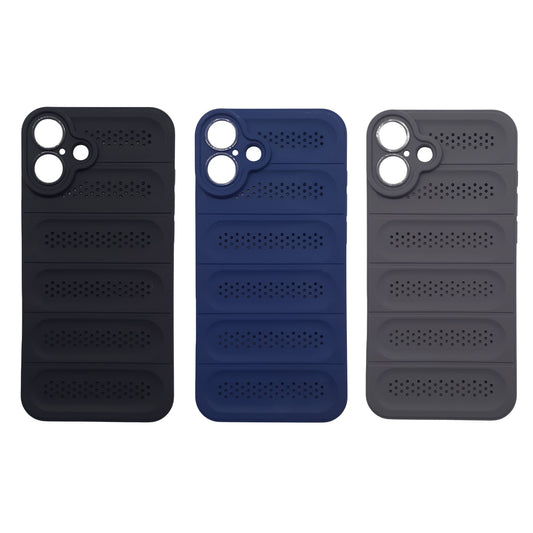 iPhone 16 Plus Phone Case: Rugged, Shockproof TPU Cover with Enhanced Heat Dissipation & Non-Slip Grip