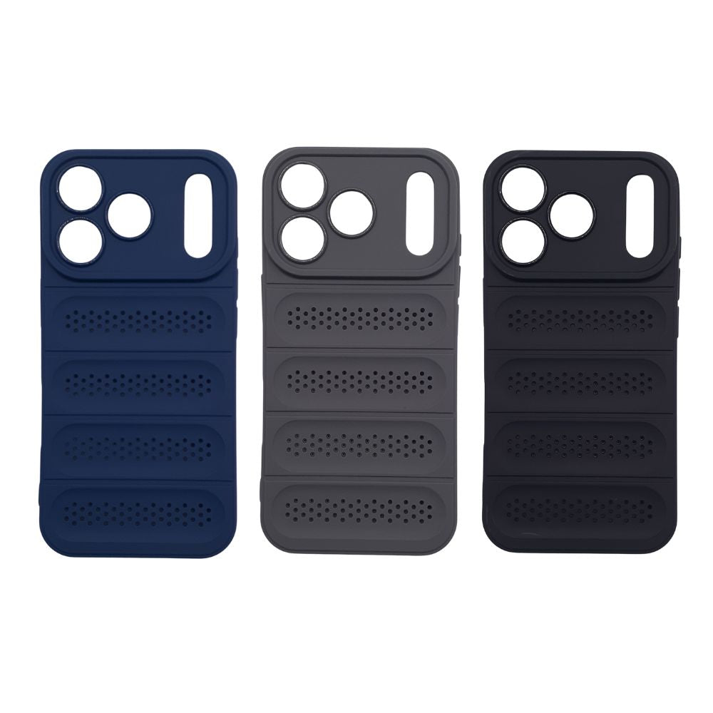 Premium iPhone 17 Pro Case: Strong TPU Material, Maximum Shockproof Drop Protection, Enhanced Heat Dissipation, Black Slim Cover