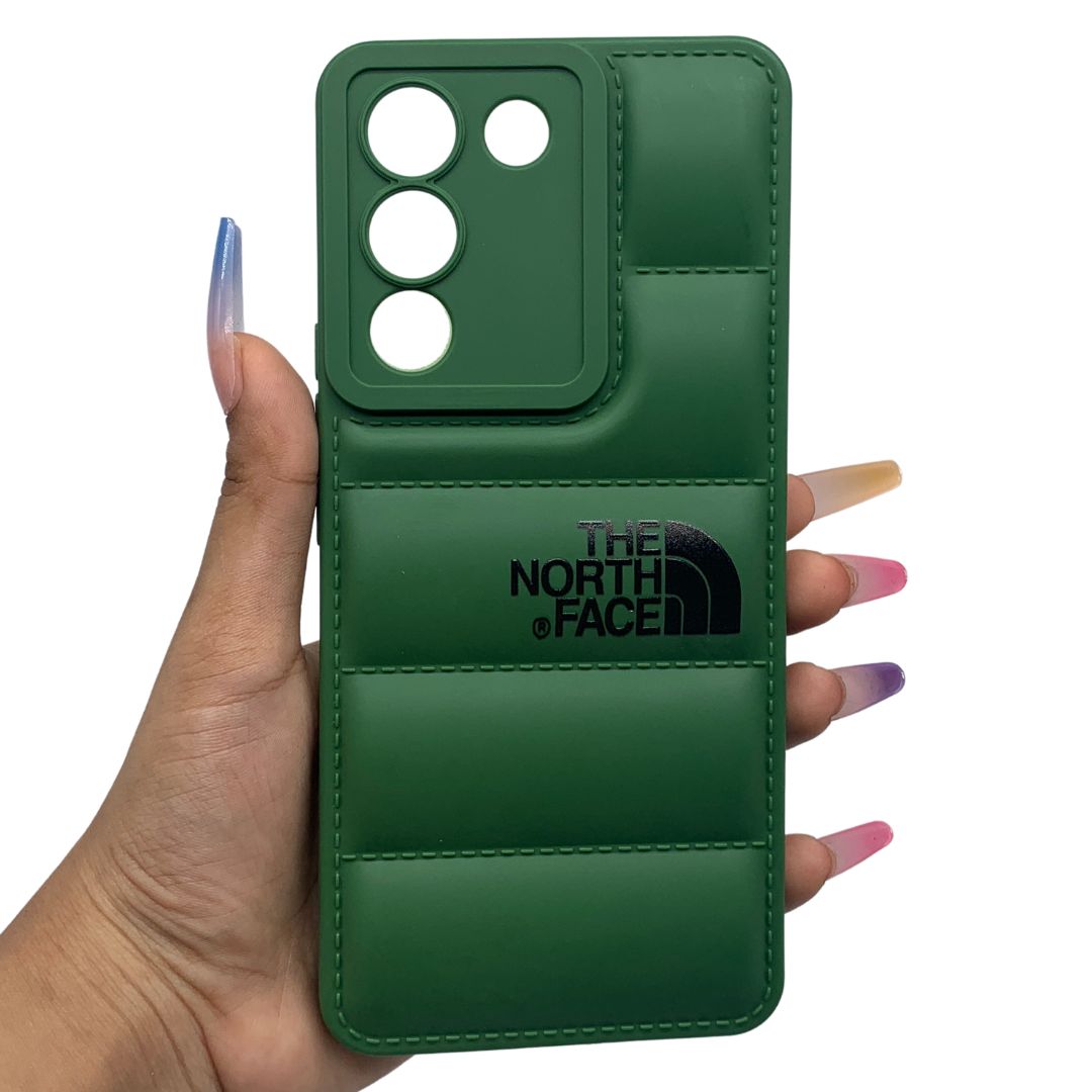 Vivo Y200 Puffer Jacket Case Shock-Absorbing Air Cushion Back Cover