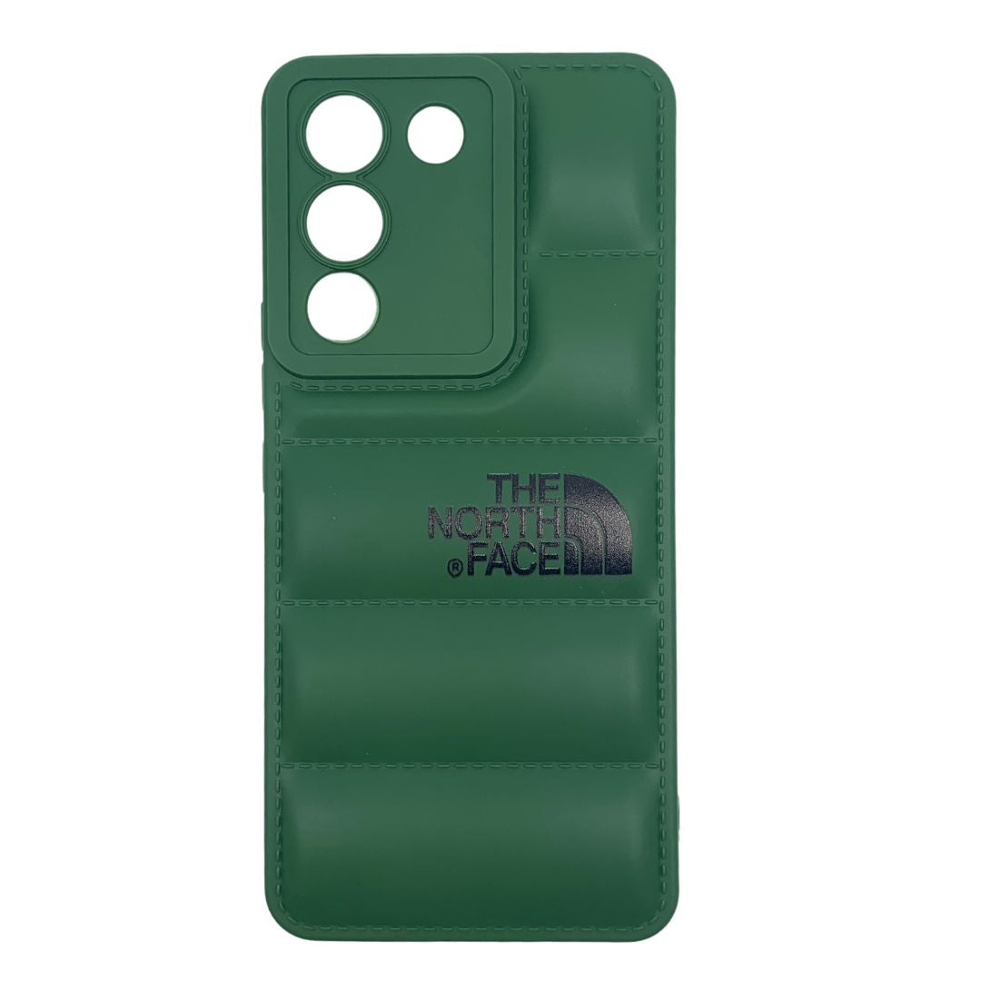 Vivo Y200 Puffer Jacket Case Shock-Absorbing Air Cushion Back Cover