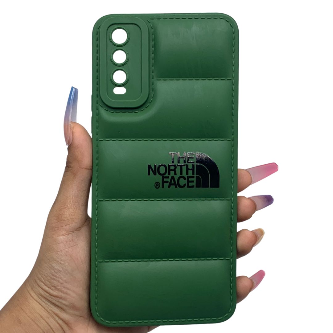 Vivo Y20 Puffer Jacket Case Shock-Absorbing Air Cushion Back Cover