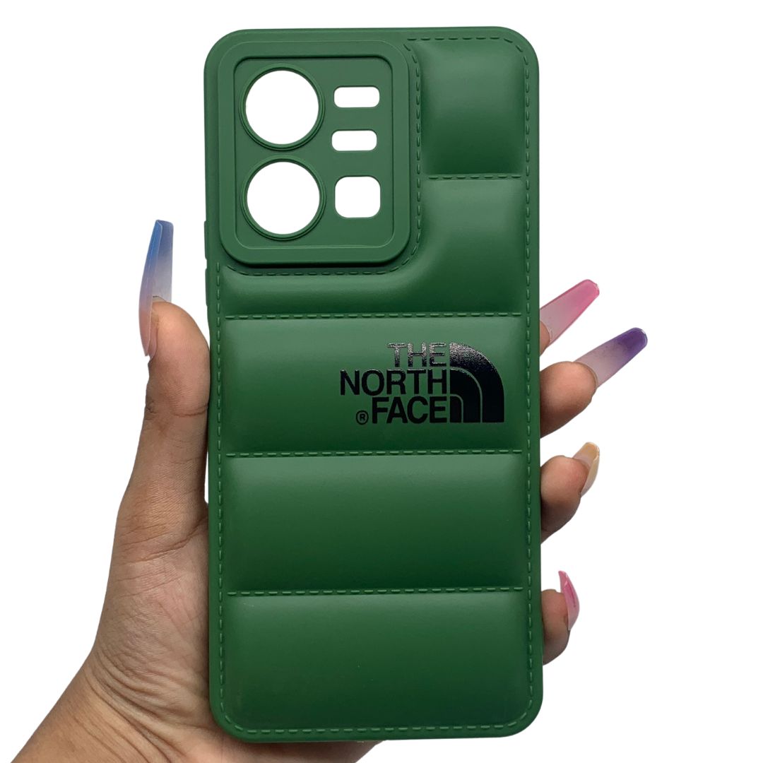 Vivo Y22 Puffer Jacket Case Shock-Absorbing Air Cushion Back Cover