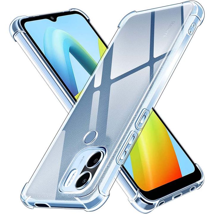 AntiShock Clear Back Cover Soft Silicone TPU Bumper case for Redmi A2/A2 Plus