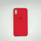 apple silicone case Velvet Hard back cover for iPhone X / XS