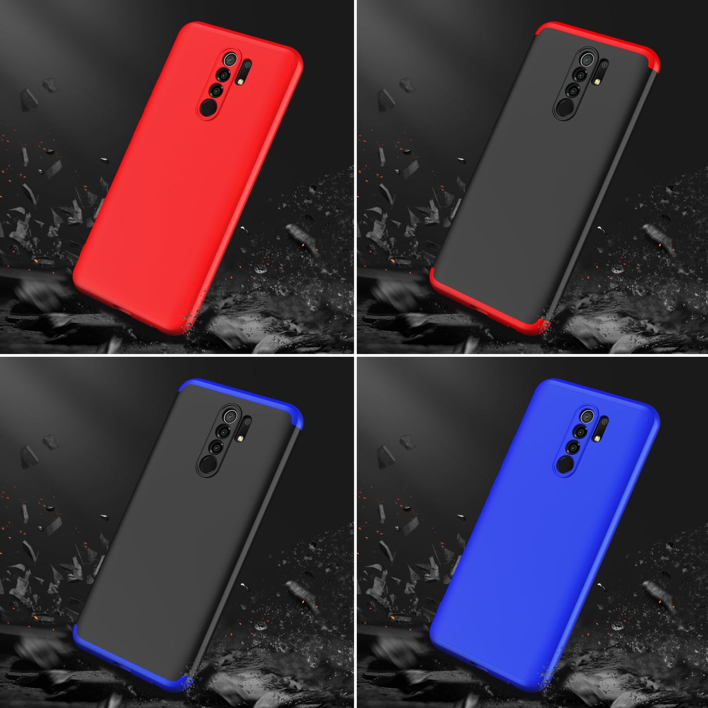 Original GKK Dual Tone 360º Case for Redmi 9