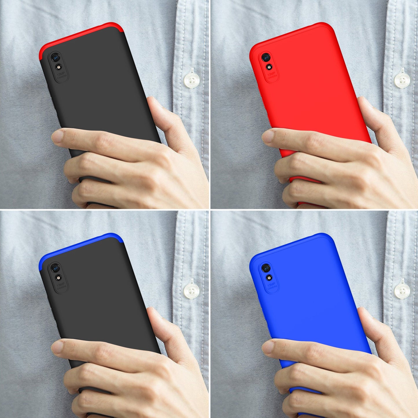 Original GKK Dual Tone 360º Case for Redmi 9A