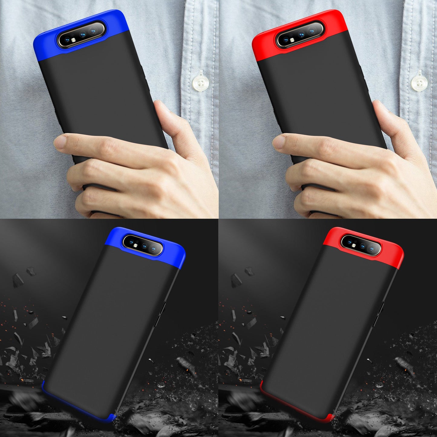 Original GKK Dual Tone 360º Case for Samsung A80