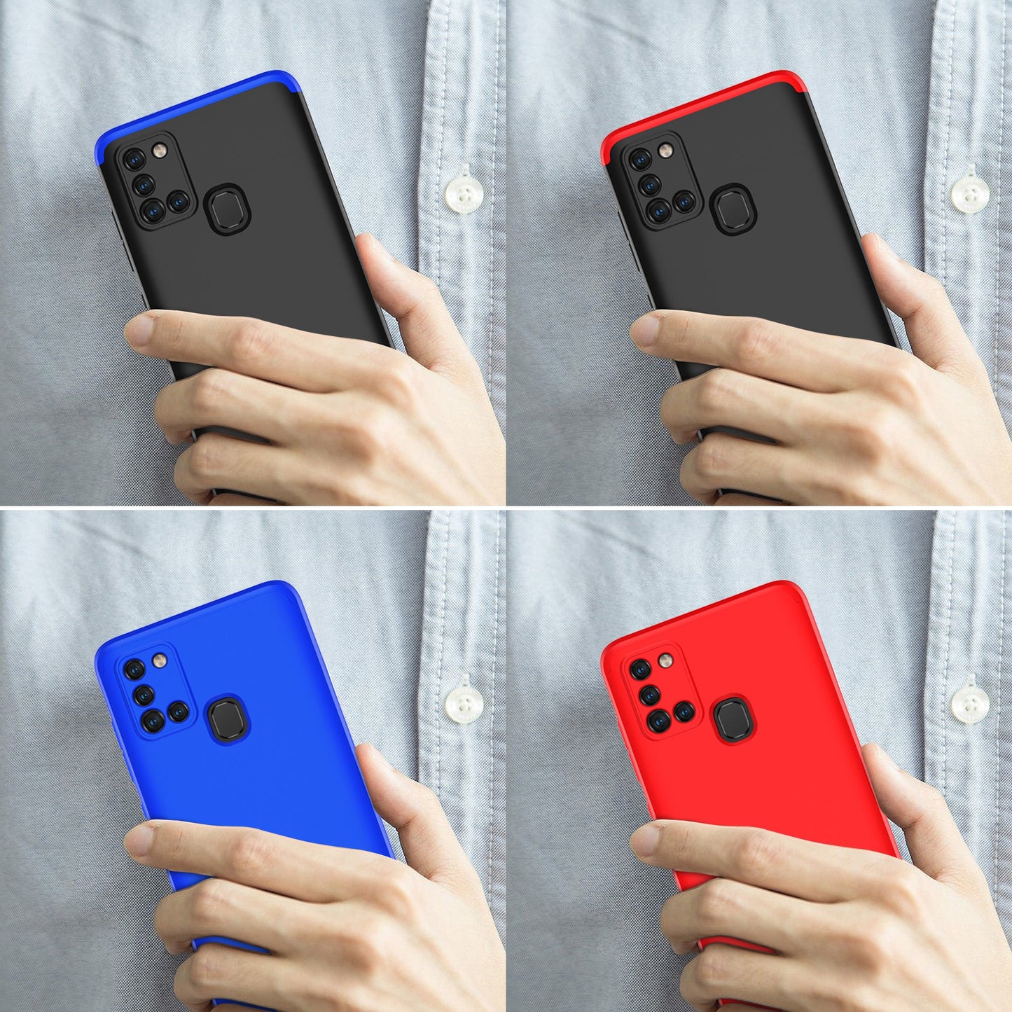 Original GKK Dual Tone 360º Case for Samsung A21s