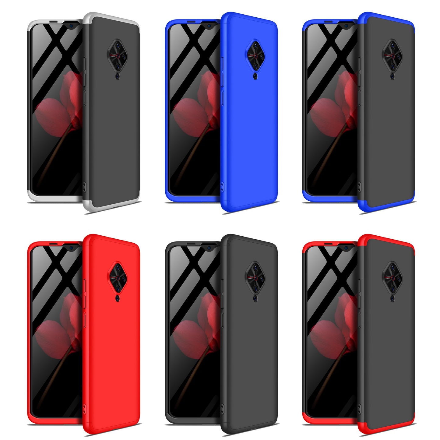 Original GKK Dual Tone 360º Case for Vivo S1 Pro