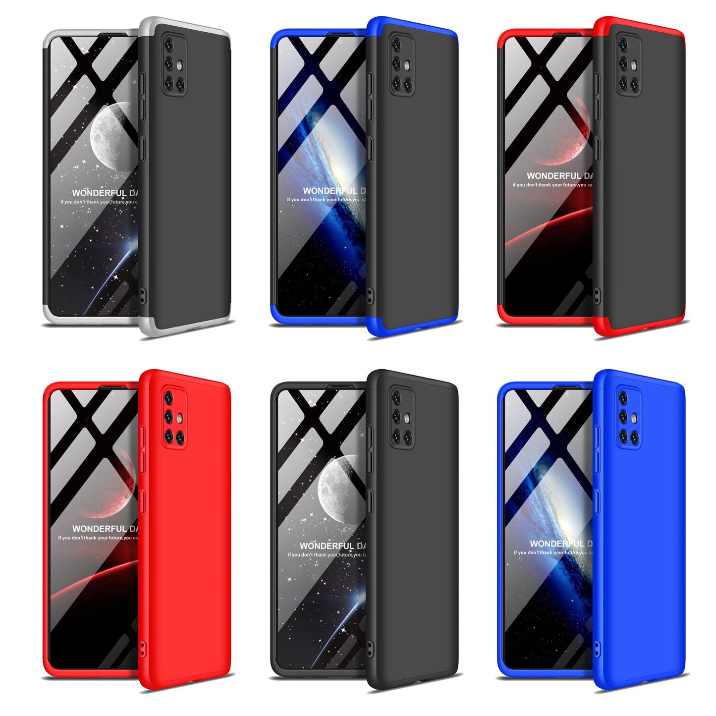 Original GKK Dual Tone 360º Case for Samsung A51