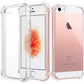 AntiShock Clear Back Cover Soft Silicone TPU Bumper case for apple iPhone 5