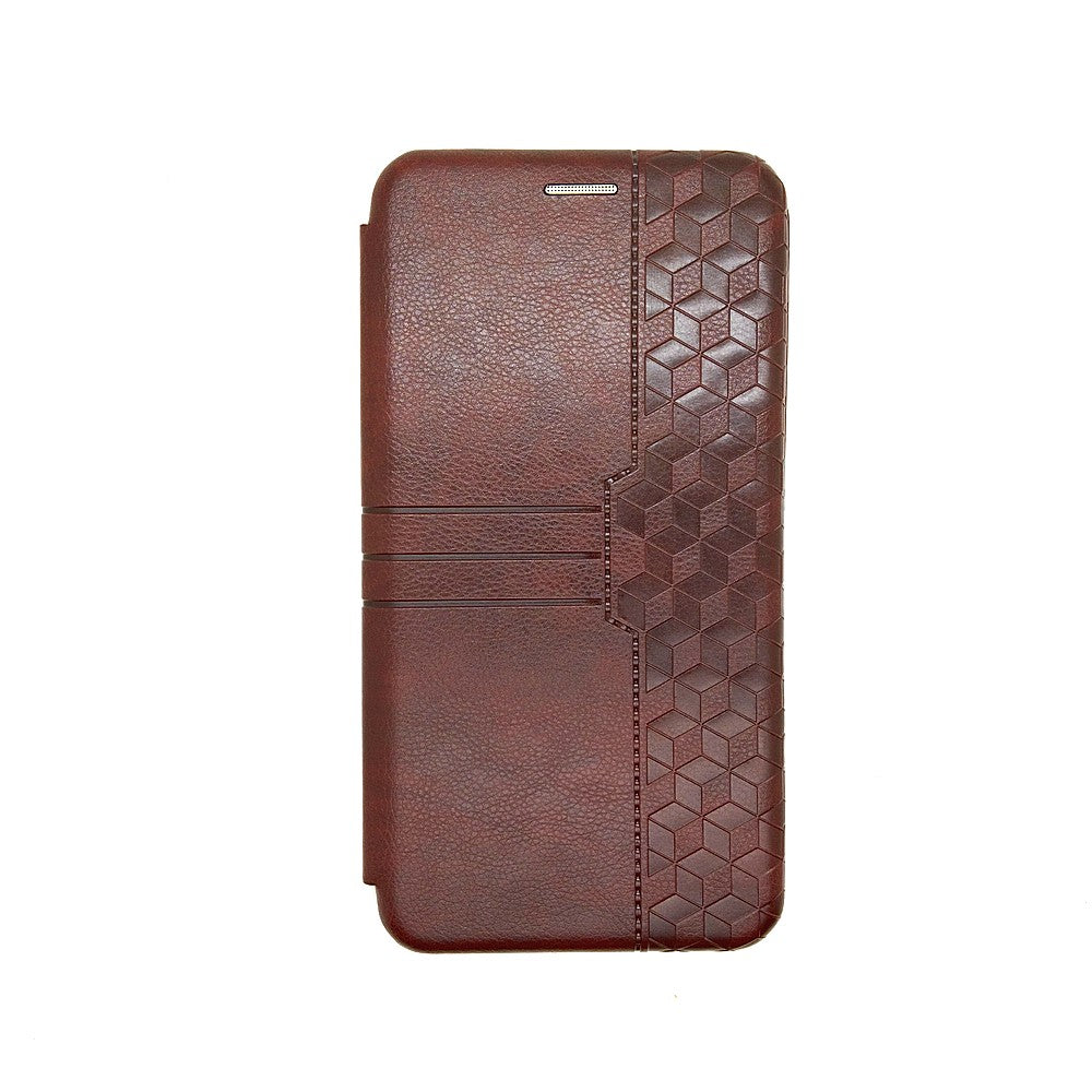 Huawei Y6 2019 Leather Pouch Case Premium Leather texture full cover
