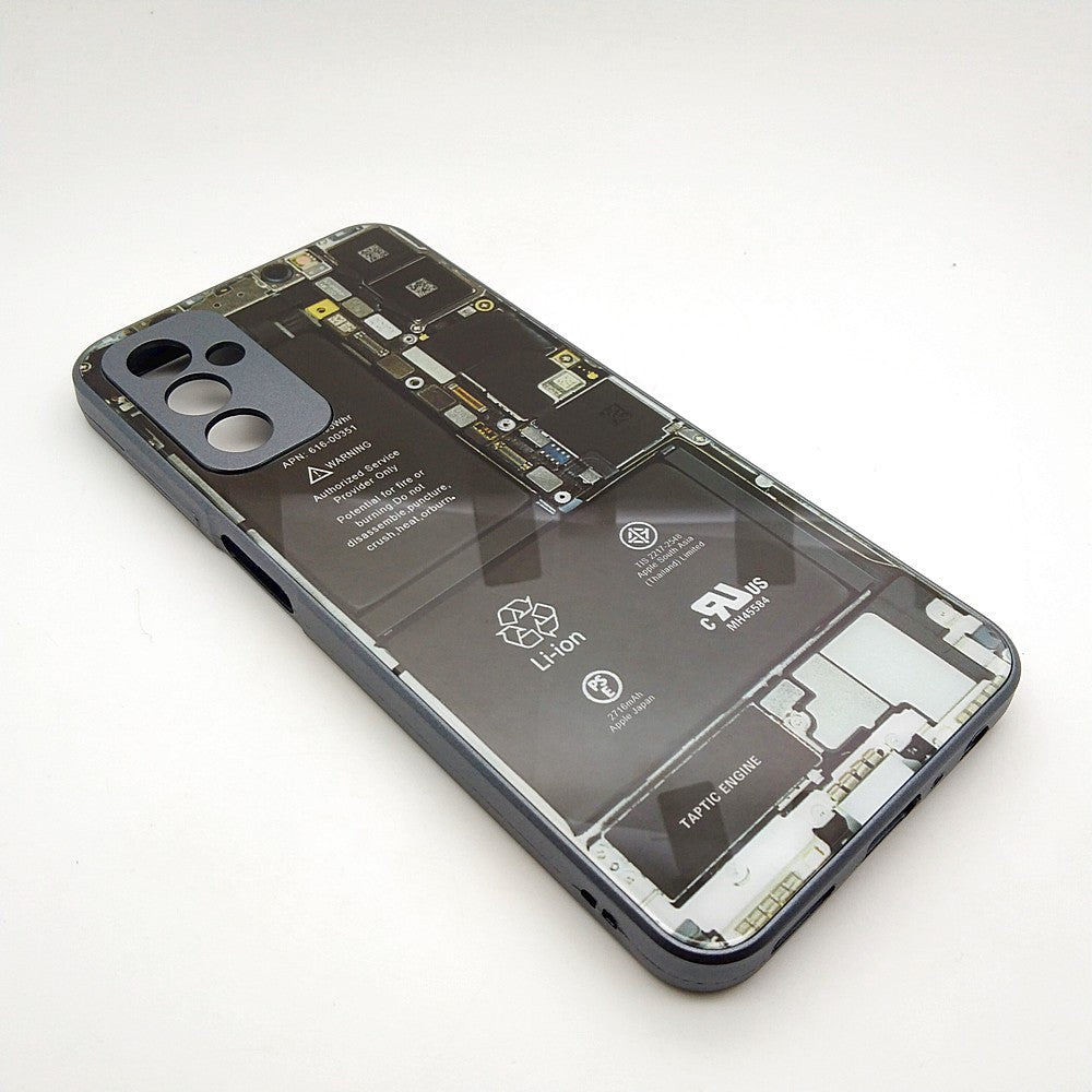 Circuit Board High Quality Hard Cover Full Camera Lens Protective Case for Samsung M13 4G