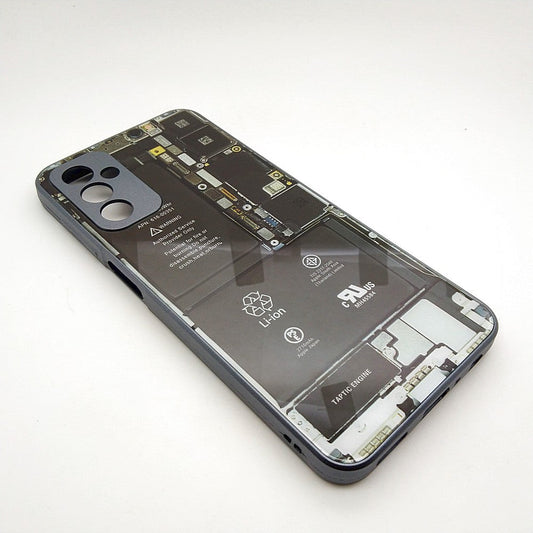 Circuit Board High Quality Hard Cover Full Camera Lens Protective Case for Samsung M13 4G