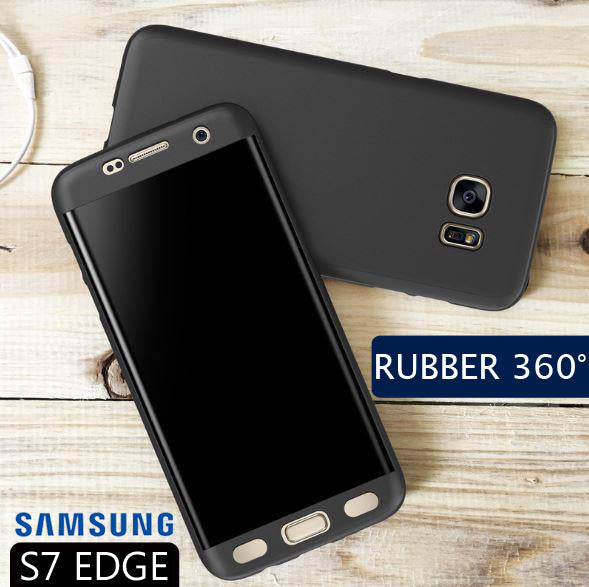 Rubber 360° TPU Case for Samsung S7 Edge