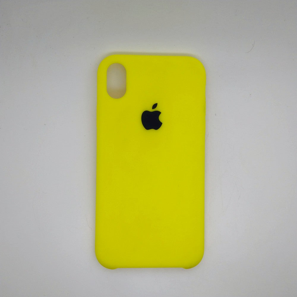 apple silicone case Velvet Hard back cover for iPhone XR
