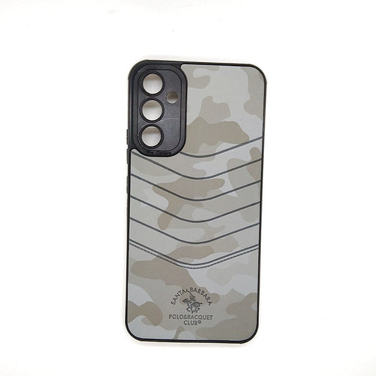 Samsung A34 5G POLO clothe texture case velvet Back Cover Grey