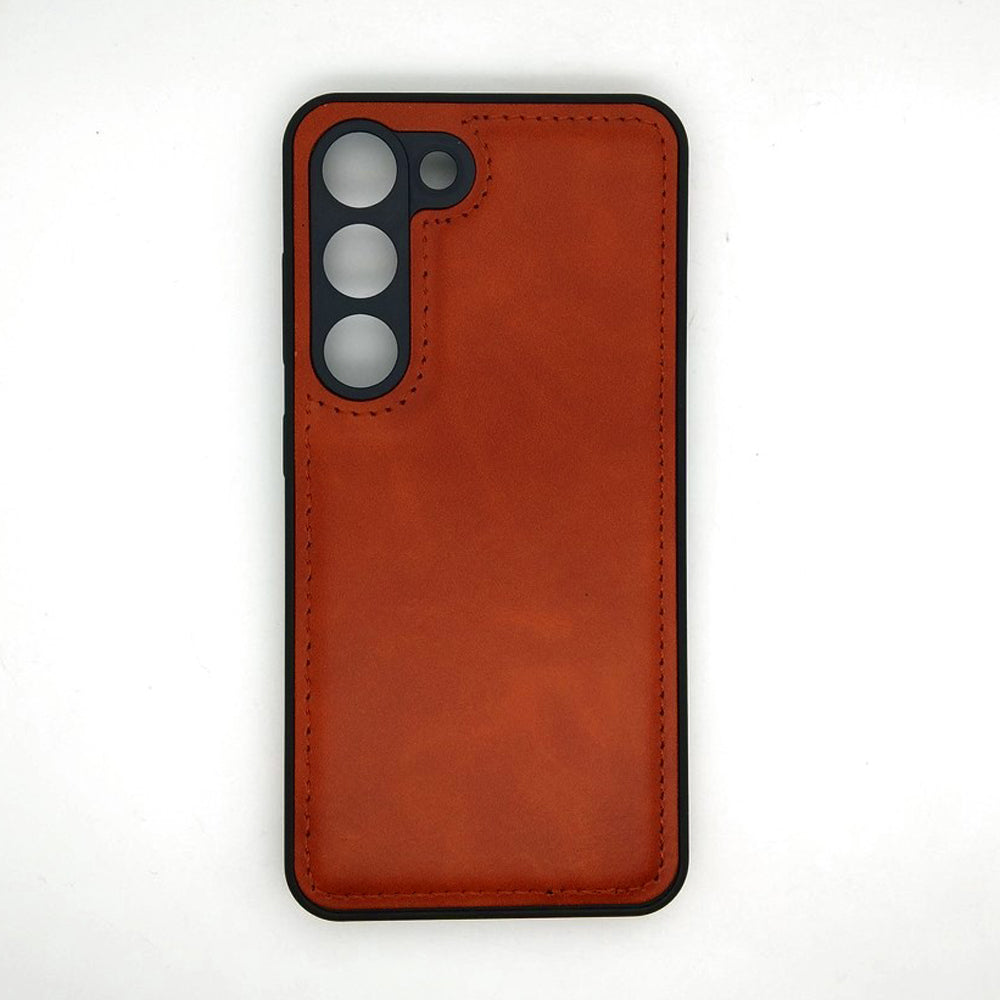 Luxury Leather Case Protection Phone Case Back Cover for Samsung S23