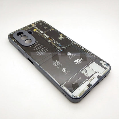 Circuit Board High Quality Hard Cover Full Camera Lens Protective Case for Huawei Nova Y70