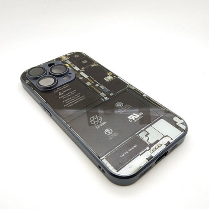 Circuit Board High Quality Hard Cover Full Camera Lens Protective Case for iPhone 14 Pro