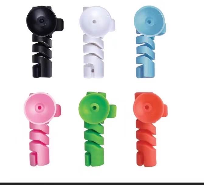 Rubber Cable Protector Pack of 4 Pcs Mixed Colours
