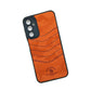 Samsung A24 4G POLO clothe texture case velvet Back Cover Orange