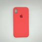 apple silicone case Velvet Hard back cover for iPhone XR