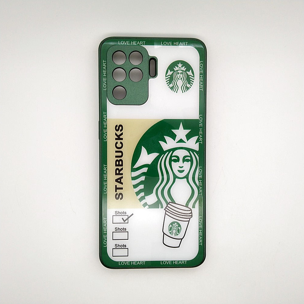 Starbucks Back Cover Hard Shel PC Case For OPPO F19 Pro