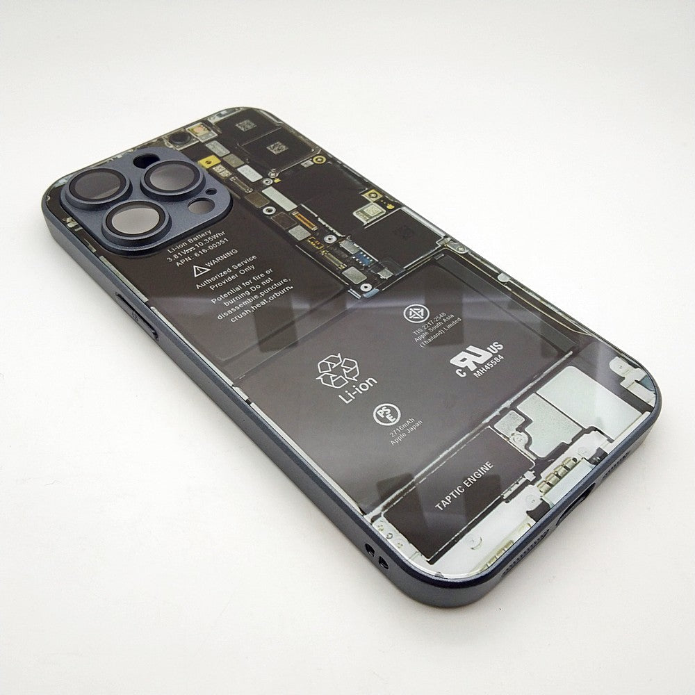 Circuit Board High Quality Hard Cover Full Camera Lens Protective Case for iPhone 14 Pro Max