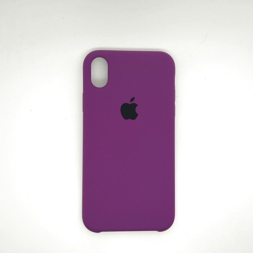 apple silicone case Velvet Hard back cover for iPhone XR