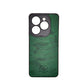 TECNO POP 8 POLO clothe texture case velvet Back Cover Green