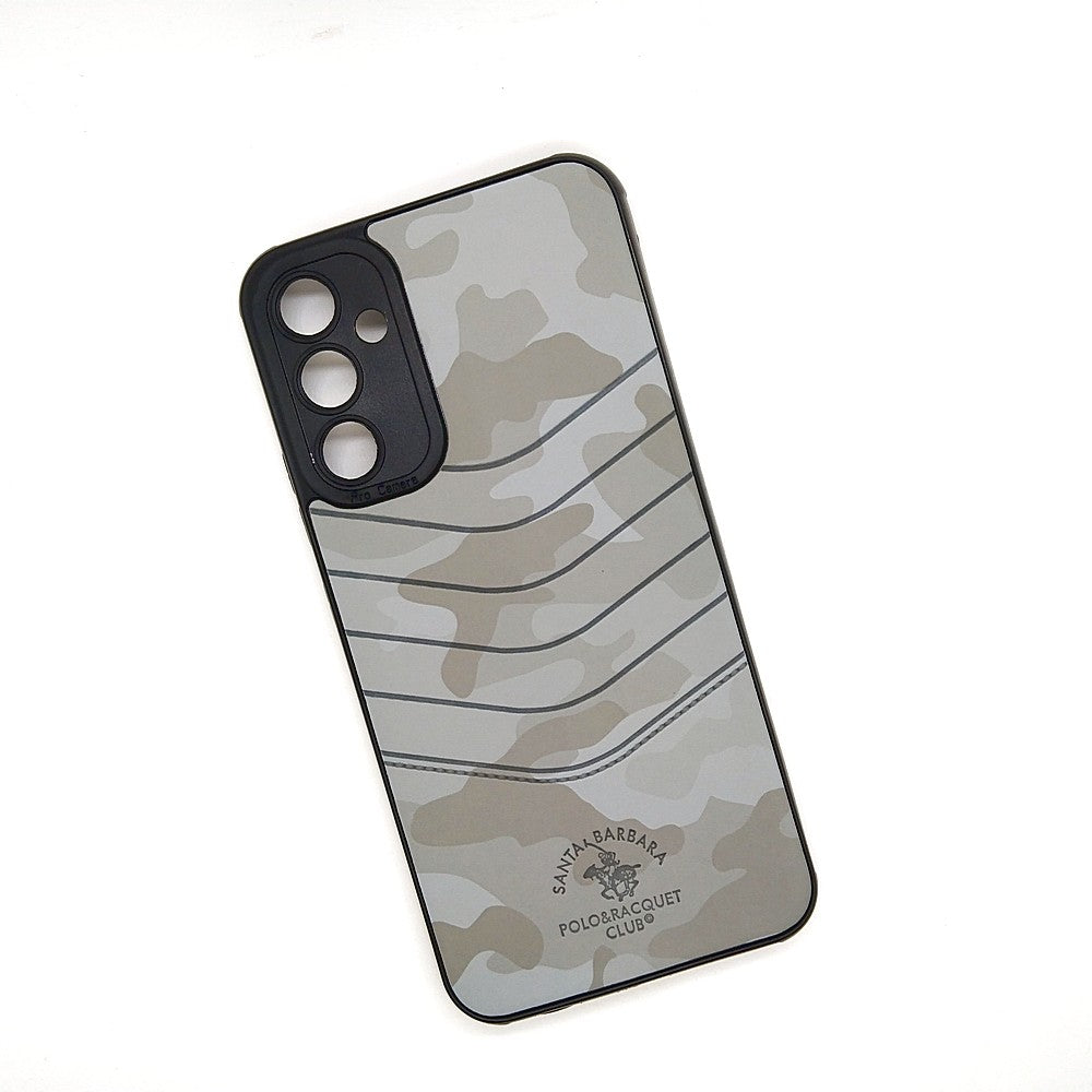 Samsung A34 5G POLO clothe texture case velvet Back Cover Grey