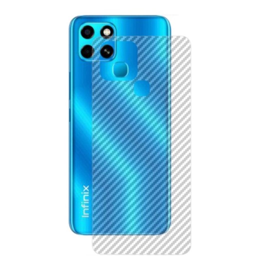 infinix Smart 6 Carbon Back Clear Skin Sticker