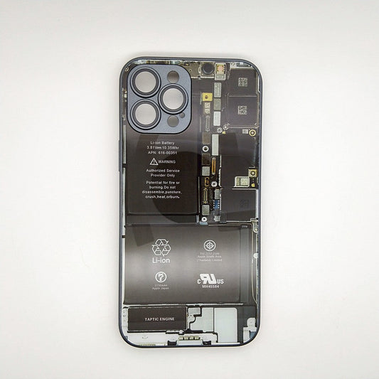 Circuit Board High Quality Hard Cover Full Camera Lens Protective Case for iPhone 12 Pro Max