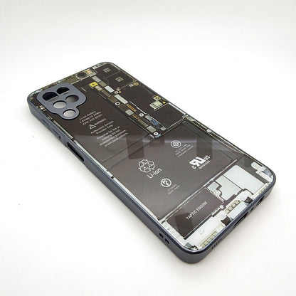 Circuit Board High Quality Hard Cover Full Camera Lens Protective Case for Samsung A12
